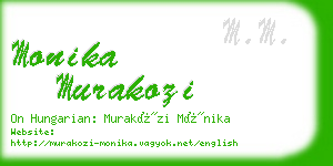 monika murakozi business card